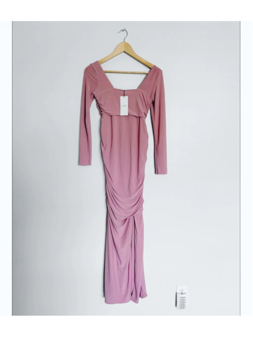 Club London New! Blush Maternity Pregnancy Maxi Dress - Picture 2 of 11